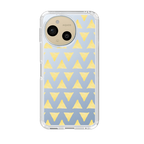 Slim Protection Case［ Original - Favorite Color Triangle - Yellow ］