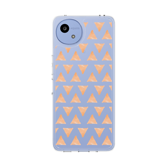 Slim Protection Case［ Original - Favorite Color Triangle - Orange ］