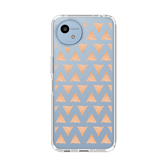 Slim Protection Case［ Original - Favorite Color Triangle - Orange ］
