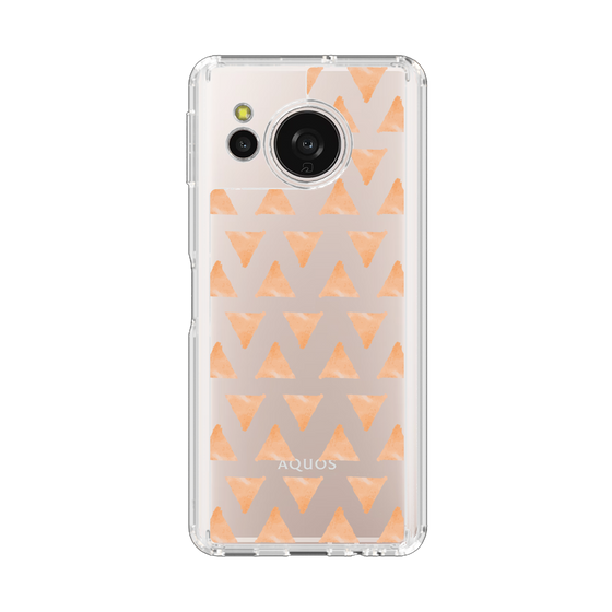 Slim Protection Case［ Original - Favorite Color Triangle - Orange ］