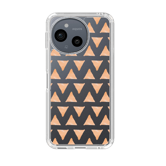 Slim Protection Case［ Original - Favorite Color Triangle - Orange ］
