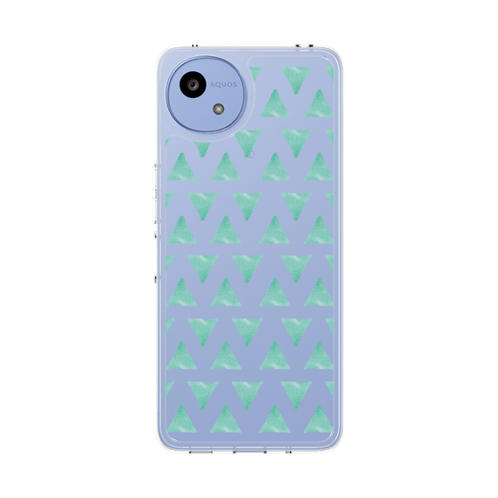 Slim Protection Case［ Original - Favorite Color Triangle - Green ］