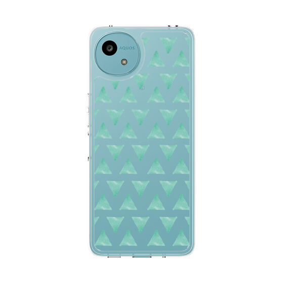 Slim Protection Case［ Original - Favorite Color Triangle - Green ］