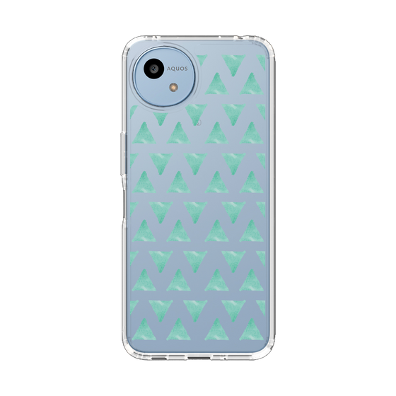 Slim Protection Case［ Original - Favorite Color Triangle - Green ］