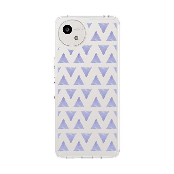 Slim Protection Case［ Original - Favorite Color Triangle - Purple ］