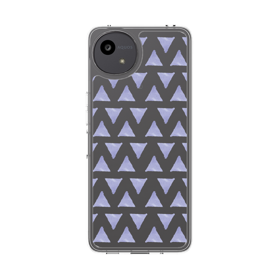 Slim Protection Case［ Original - Favorite Color Triangle - Purple ］