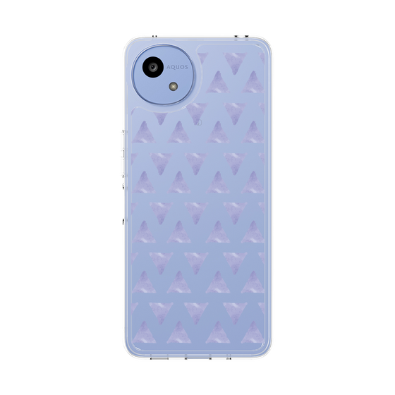 Slim Protection Case［ Original - Favorite Color Triangle - Purple ］