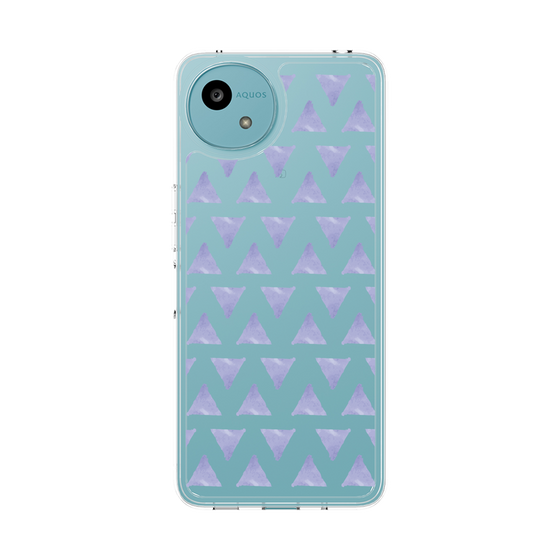 Slim Protection Case［ Original - Favorite Color Triangle - Purple ］