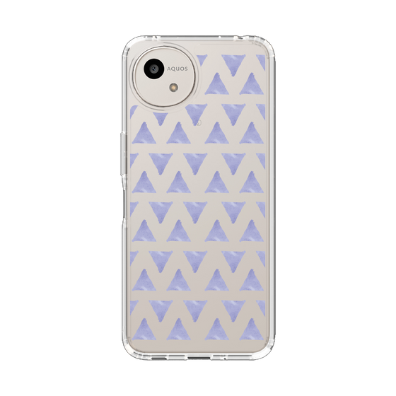 Slim Protection Case［ Original - Favorite Color Triangle - Purple ］