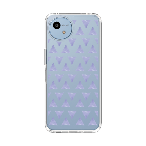 Slim Protection Case［ Original - Favorite Color Triangle - Purple ］