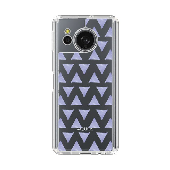 Slim Protection Case［ Original - Favorite Color Triangle - Purple ］