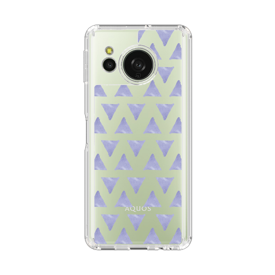 Slim Protection Case［ Original - Favorite Color Triangle - Purple ］