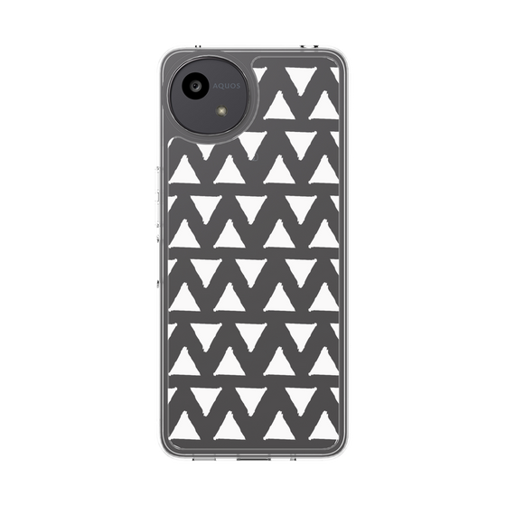 Slim Protection Case［ Original - Favorite Color Triangle - White ］
