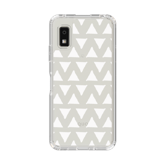 Slim Protection Case［ Original - Favorite Color Triangle - White ］