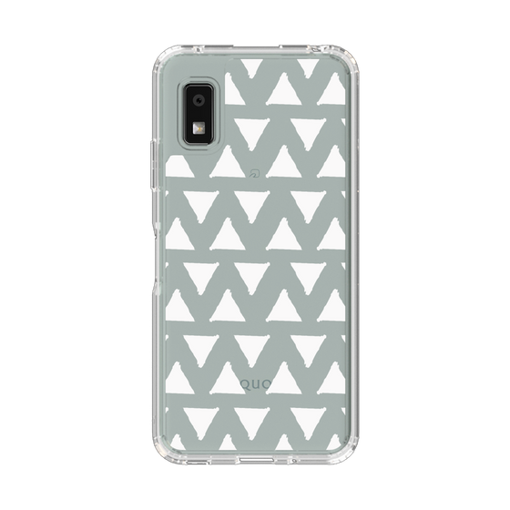 Slim Protection Case［ Original - Favorite Color Triangle - White ］