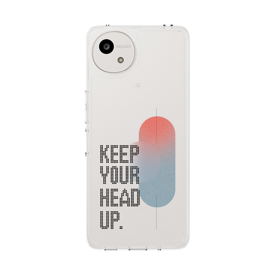 Slim Protection Case［ Original - Dot Overlay - KEEP YOUR HEAD UP/A ］