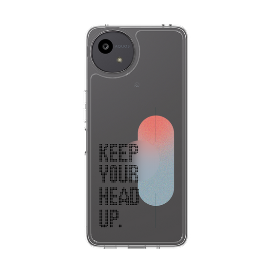 Slim Protection Case［ Original - Dot Overlay - KEEP YOUR HEAD UP/A ］