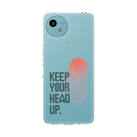 Slim Protection Case［ Original - Dot Overlay - KEEP YOUR HEAD UP/A ］