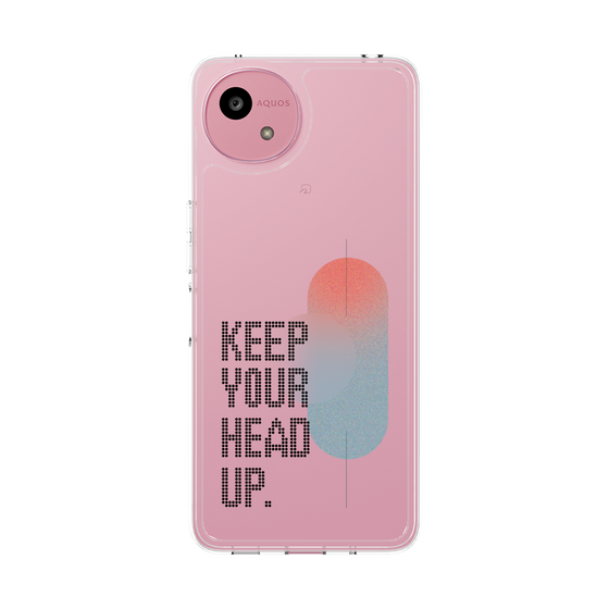 Slim Protection Case［ Original - Dot Overlay - KEEP YOUR HEAD UP/A ］