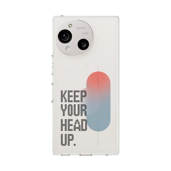 Slim Protection Case［ Original - Dot Overlay - KEEP YOUR HEAD UP/A ］