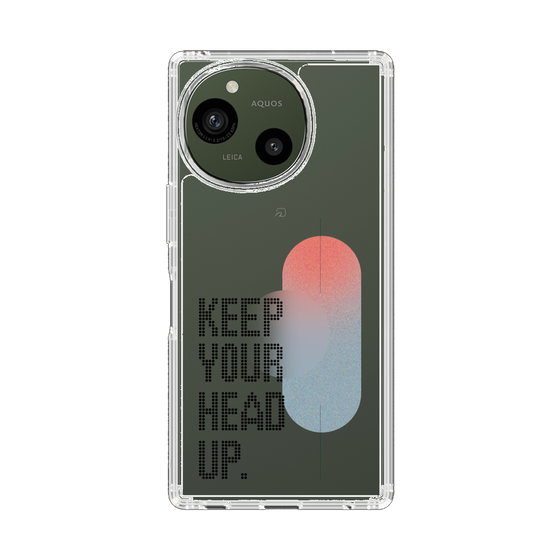 Slim Protection Case［ Original - Dot Overlay - KEEP YOUR HEAD UP/A ］