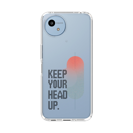 Slim Protection Case［ Original - Dot Overlay - KEEP YOUR HEAD UP/A ］