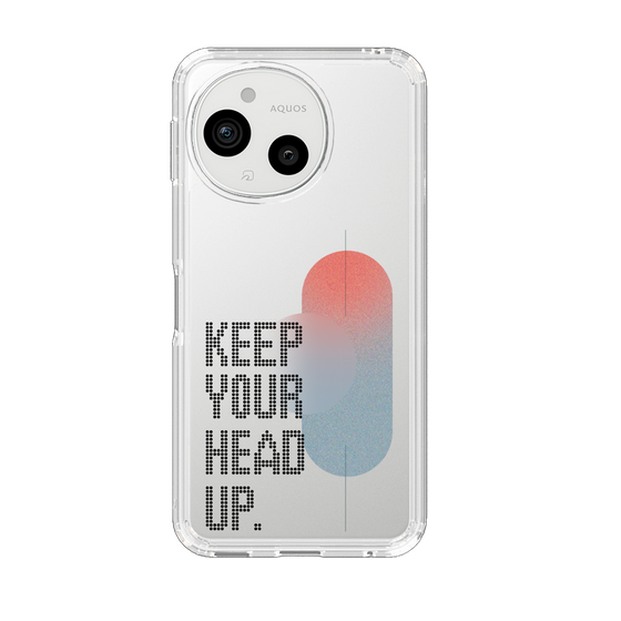 Slim Protection Case［ Original - Dot Overlay - KEEP YOUR HEAD UP/A ］