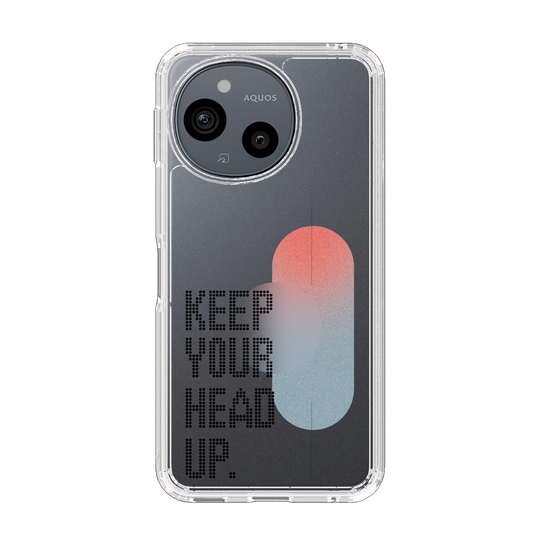 Slim Protection Case［ Original - Dot Overlay - KEEP YOUR HEAD UP/A ］