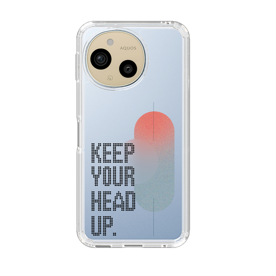 Slim Protection Case［ Original - Dot Overlay - KEEP YOUR HEAD UP/A ］