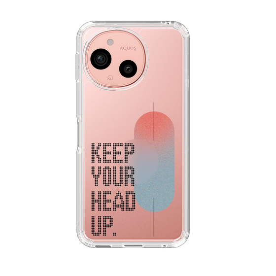 Slim Protection Case［ Original - Dot Overlay - KEEP YOUR HEAD UP/A ］