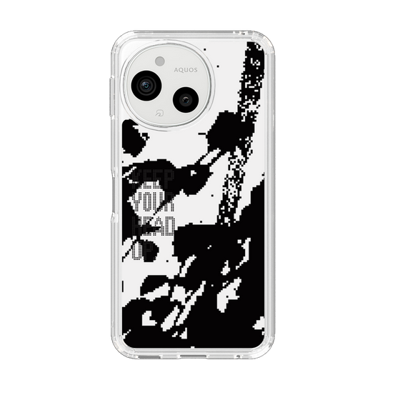 Slim Protection Case［ Original - Dot Overlay - KEEP YOUR HEAD UP/C ］