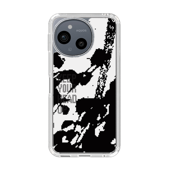 Slim Protection Case［ Original - Dot Overlay - KEEP YOUR HEAD UP/C ］