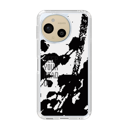 Slim Protection Case［ Original - Dot Overlay - KEEP YOUR HEAD UP/C ］