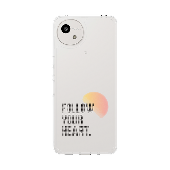 Slim Protection Case［ Original - Dot Overlay - FOLLOW YOUR HEART/A ］