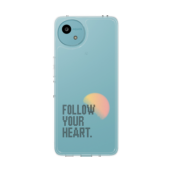 Slim Protection Case［ Original - Dot Overlay - FOLLOW YOUR HEART/A ］