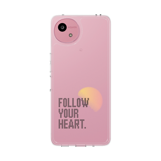 Slim Protection Case［ Original - Dot Overlay - FOLLOW YOUR HEART/A ］