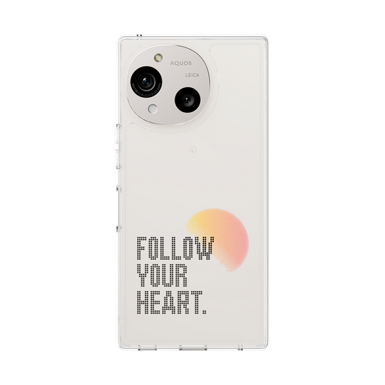 Slim Protection Case［ Original - Dot Overlay - FOLLOW YOUR HEART/A ］