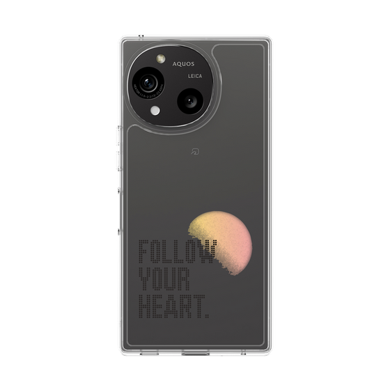 Slim Protection Case［ Original - Dot Overlay - FOLLOW YOUR HEART/A ］