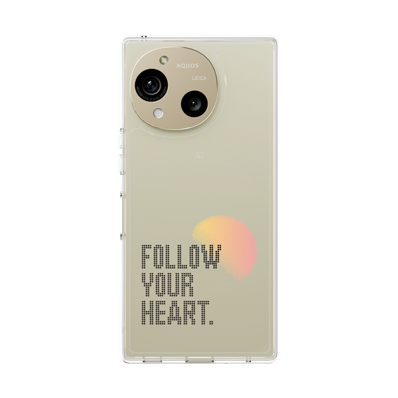 Slim Protection Case［ Original - Dot Overlay - FOLLOW YOUR HEART/A ］