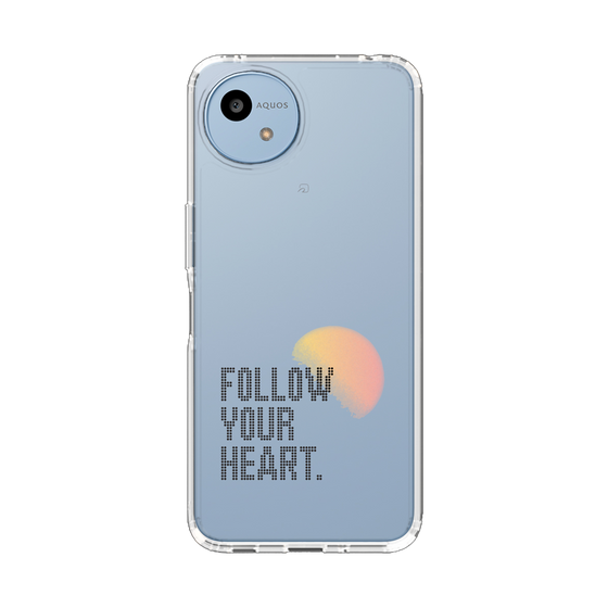 Slim Protection Case［ Original - Dot Overlay - FOLLOW YOUR HEART/A ］