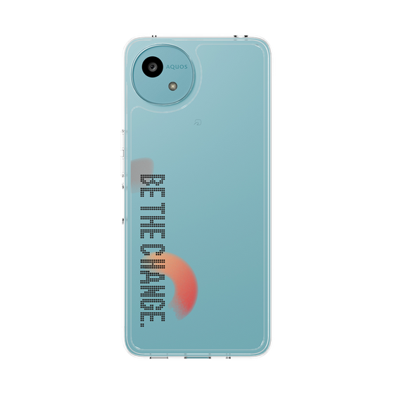 Slim Protection Case［ Original - Dot Overlay - BE THE CHANGE/A ］