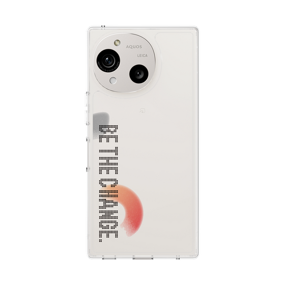Slim Protection Case［ Original - Dot Overlay - BE THE CHANGE/A ］