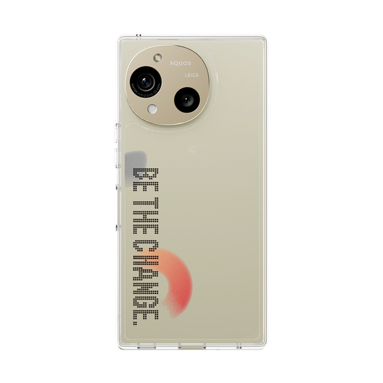 Slim Protection Case［ Original - Dot Overlay - BE THE CHANGE/A ］
