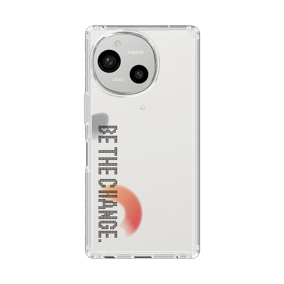 Slim Protection Case［ Original - Dot Overlay - BE THE CHANGE/A ］
