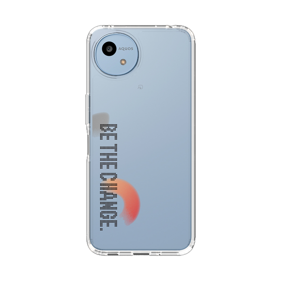 Slim Protection Case［ Original - Dot Overlay - BE THE CHANGE/A ］