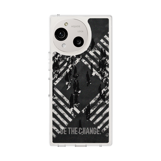 Slim Protection Case［ Original - Dot Overlay - BE THE CHANGE/B ］