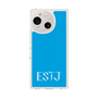 Slim Protection Case［ Original - ESTJ Executive - Alphabet - Blue ］