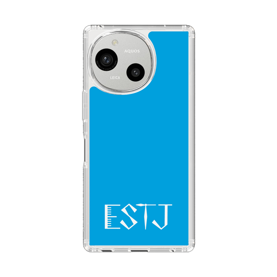 Slim Protection Case［ Original - ESTJ Executive - Alphabet - Blue ］