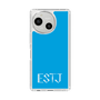 Slim Protection Case［ Original - ESTJ Executive - Alphabet - Blue ］