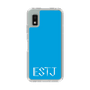 Slim Protection Case［ Original - ESTJ Executive - Alphabet - Blue ］